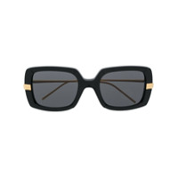 Boucheron Eyewear Óculos de sol oversized bicolor - Preto