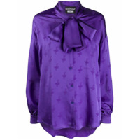 Boutique Moschino Blusa com estampa de pato - Roxo