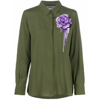 Boutique Moschino Blusa mangas longas com estampa floral - Verde