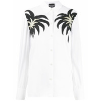 Boutique Moschino Camisa com estampa de palmeiras - Branco