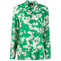 Boutique Moschino Camisa mangas longas com estampa floral - Verde