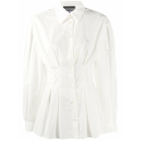 Boutique Moschino Camisa slim com mangas longas - Branco