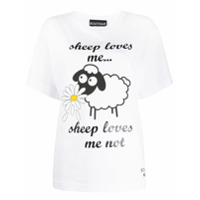 Boutique Moschino Camiseta com estampa de ovelha - Branco