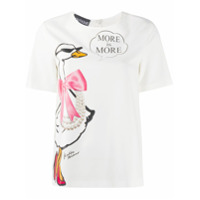 Boutique Moschino Camiseta com estampa gráfica - Branco