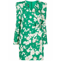 Boutique Moschino Vestido envelope com estampa floral - Verde
