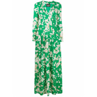 Boutique Moschino Vestido longo com estampa floral - Verde