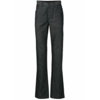 Brioni Calça jeans reta com cintura média - Azul