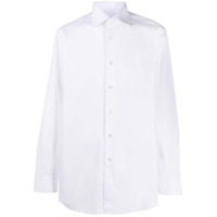 Brioni Camisa de algodão com colarinho - Branco