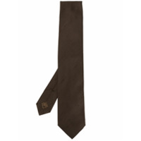 Brioni Gravata com acabamento texturizado - Marrom