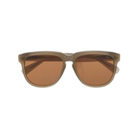 Brioni Óculos de sol oversized com lentes coloridas - Marrom
