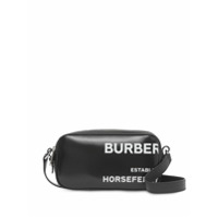Burberry Bolsa estruturada com detalhe de logo - Preto