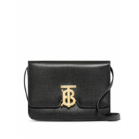 Burberry Bolsa pequena de couro granulado - Preto