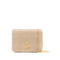 Burberry Bolsa transversal TB mini monogramada - Marrom