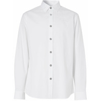 Burberry Camisa com monograma bordado - Branco