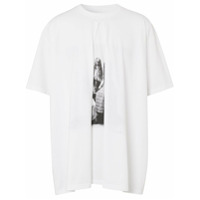 Burberry Camiseta oversized Victorian Portrait com estampa - Branco