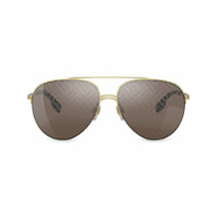 Burberry Eyewear Óculos de sol aviador - Dourado