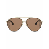 Burberry Eyewear Óculos de sol aviador - Dourado