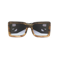 Burberry Eyewear Óculos de sol oversized com efeito tartaruga - Marrom