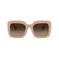 Burberry Eyewear Óculos de sol oversized quadrado - Marrom