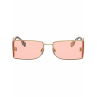 Burberry Eyewear Óculos de sol quadrado - Dourado
