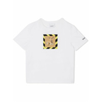 Burberry Kids Camiseta com estampa de veado - Branco