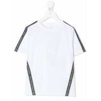 Burberry Kids Camiseta com listra de logo - Branco