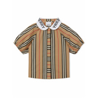 Burberry Kids Camiseta com listras clÃ¡ssicas - Neutro