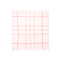 Burberry Kids Cobertor xadrez de cashmere - Rosa