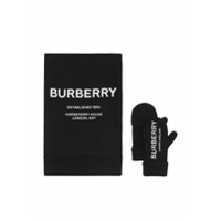 Burberry Kids Conjunto de lã com bordado - Preto