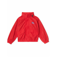 Burberry Kids Packaway Hood Shape-memory Taffeta Jacket - Vermelho