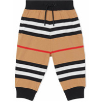 Burberry Kids signature stripe trousers - Neutro