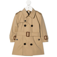 Burberry Kids Trench coat com abotoamento duplo - Neutro