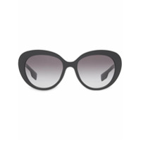 Burberry oversized cat-eye sunglasses - Preto