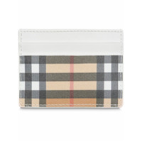 Burberry Vintage Check and Leather Card Case - Neutro