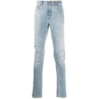 Buscemi Calça jeans slim com efeito destroyed - Azul