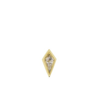 BVLA Brinco único Kite de ouro 14k com safira - YLWGOLD