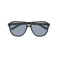 Bvlgari Óculos de sol quadrado com lentes coloridas - Marrom