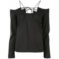 By Any Other Name Blusa com recortes nos ombros - Preto