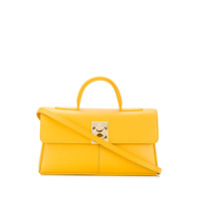 Cafuné Bolsa tote Stance mini de couro - Amarelo