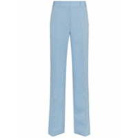 Calvin Klein 205W39nyc Calça cintura alta com cintura contrastante - Azul
