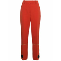 Calvin Klein 205W39nyc Calça de alfaiataria com detalhe na barra - Amarelo