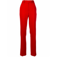 Calvin Klein 205W39nyc Calça de lã com aplicações nas laterais - Vermelho