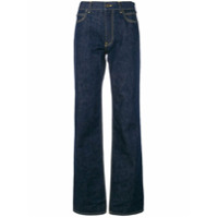 Calvin Klein 205W39nyc Calça jeans flare cintura alta - Azul
