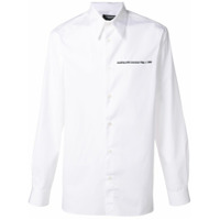 Calvin Klein 205W39nyc Camisa com detalhe bordado - Branco