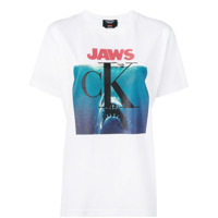 Calvin Klein 205W39nyc Camiseta decote careca com logo - Branco