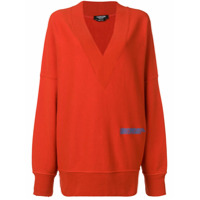 Calvin Klein 205W39nyc V-neck sweatshirt - Vermelho