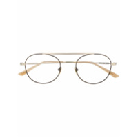 Calvin Klein Armação de óculos aviador - Metálico