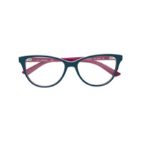 Calvin Klein Armação de óculos quadrada - Azul