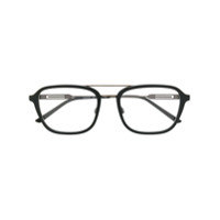 Calvin Klein Armação de óculos quadrada com estampa de logo - Preto