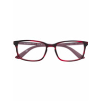 Calvin Klein Armação de óculos quadrada - Vermelho
